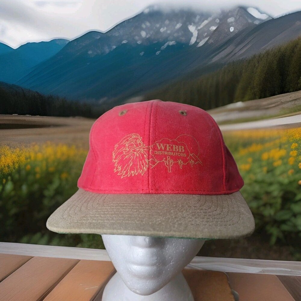 1990's WEBB DISTRIBUTORS Coleman HEAD TO TOE Snap Back Hat CAP